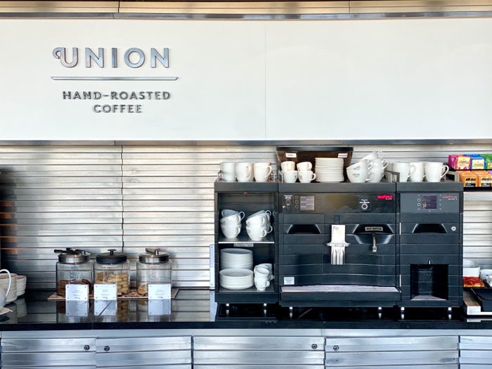 British Airways Club Europe A380 Heathrow Terminal 5 Galleries North Lounge Union coffee station