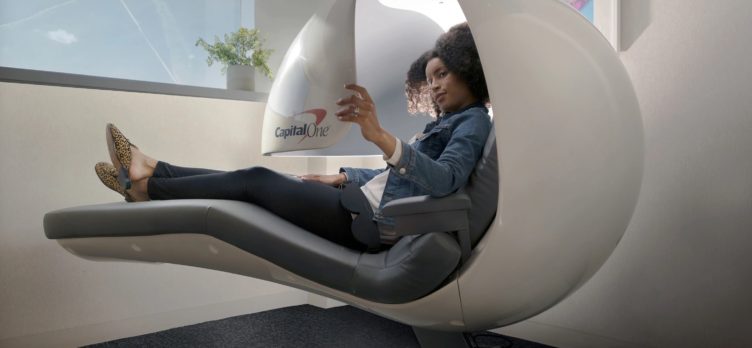 Capital One Lounge relaxation room