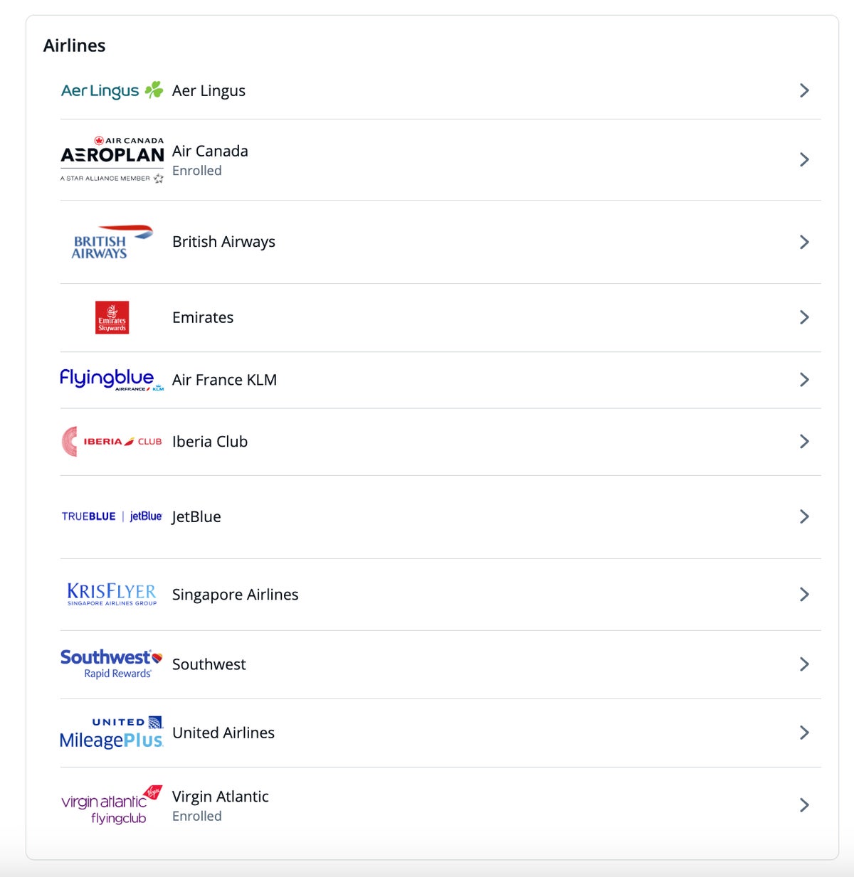 Chase Ultimate Rewards airline transfer partner transfer