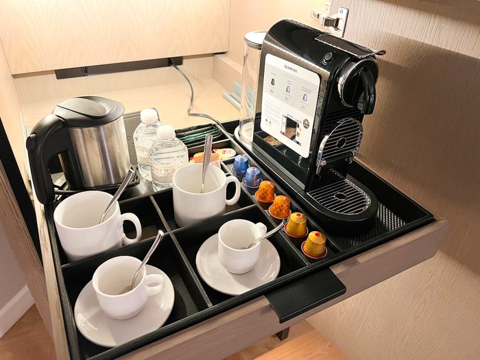 Conrad New York Midtown Nespresso machine