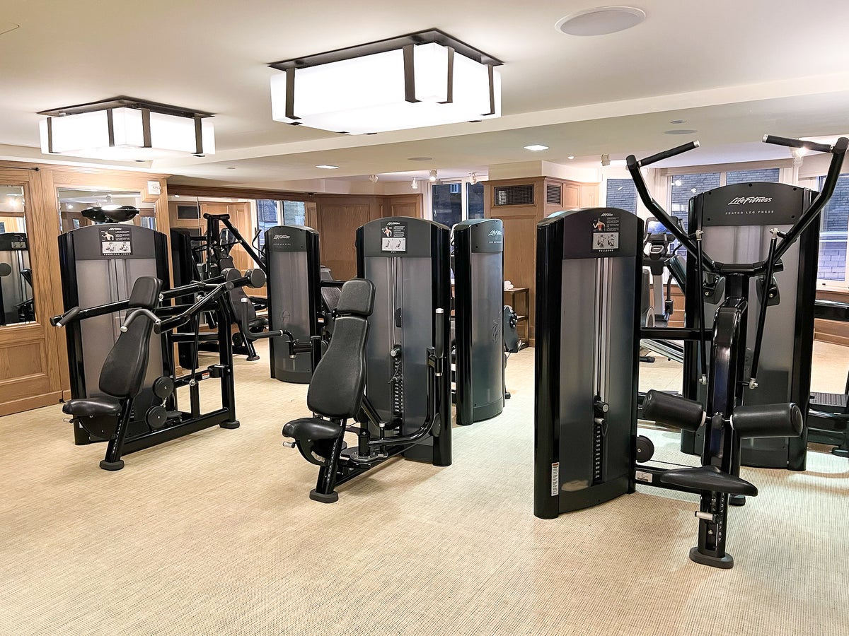 Conrad New York Midtown fitness center equipment