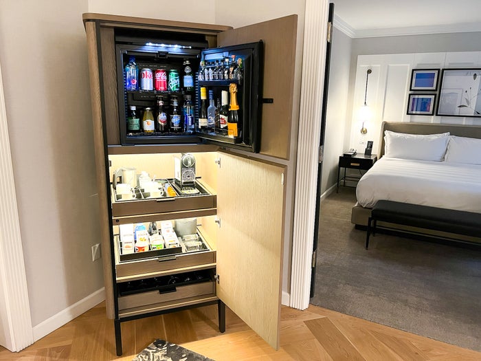 Conrad New York Midtown open minibar