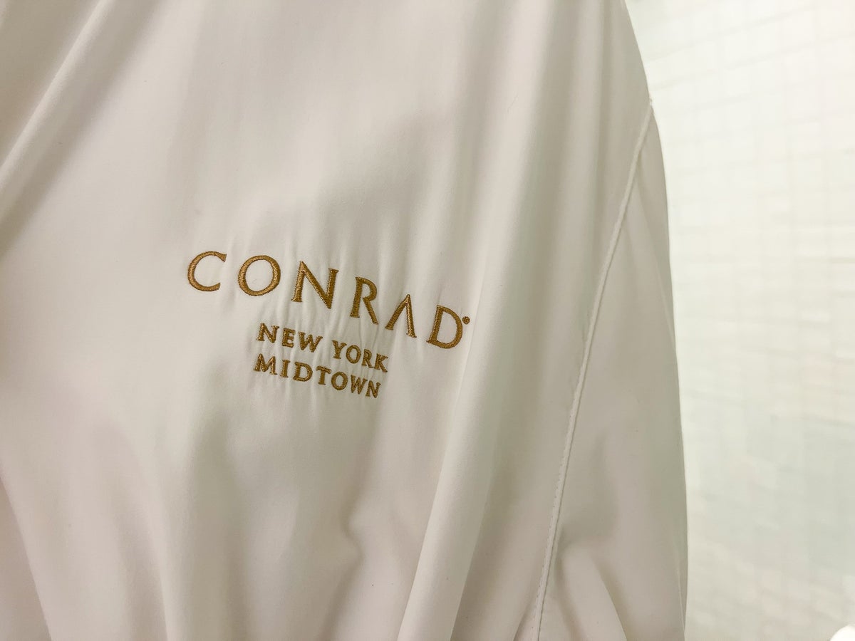 Conrad New York Midtown robe