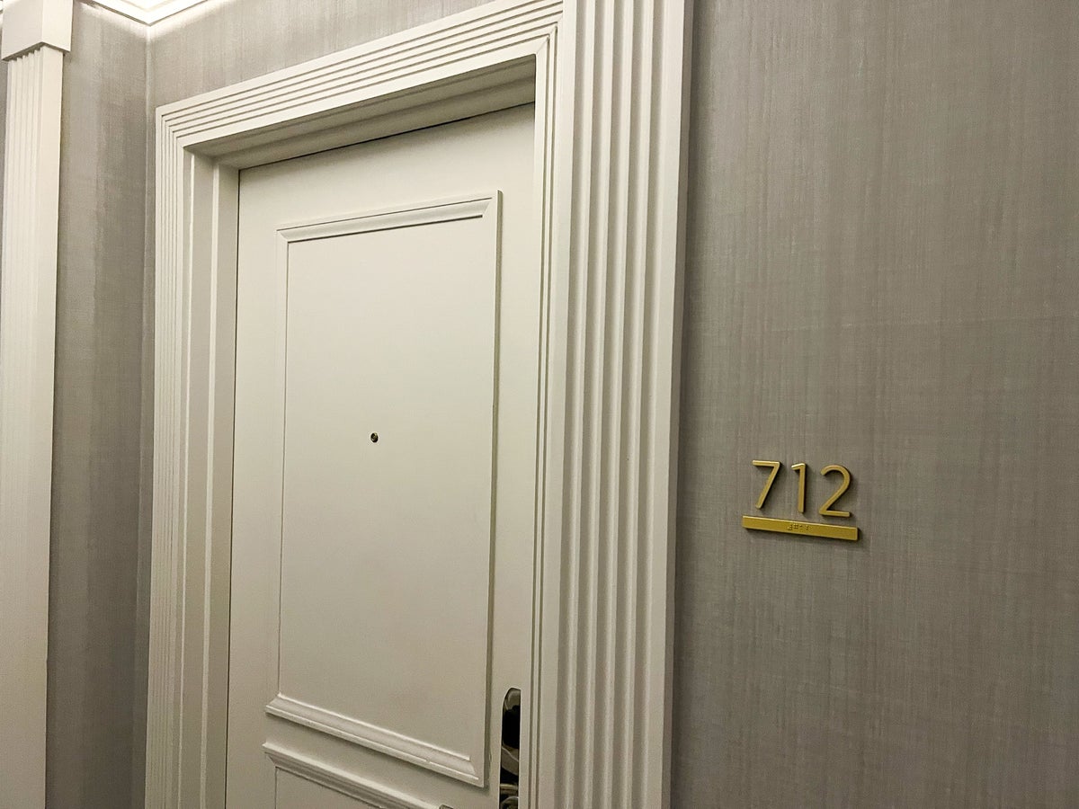 Conrad New York Midtown room door