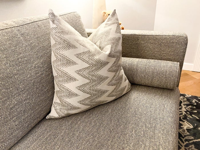 Conrad New York Midtown sofa pillow