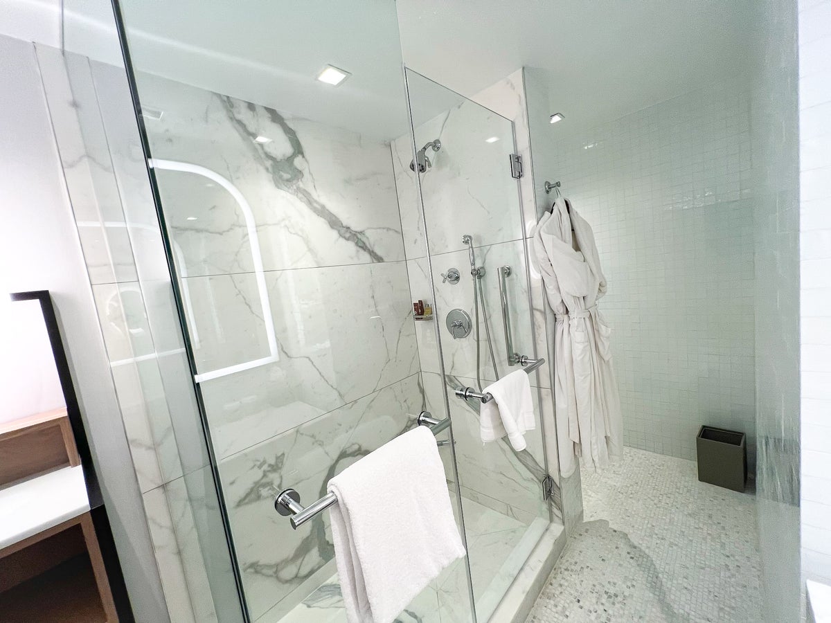 Conrad New York Midtown suite shower