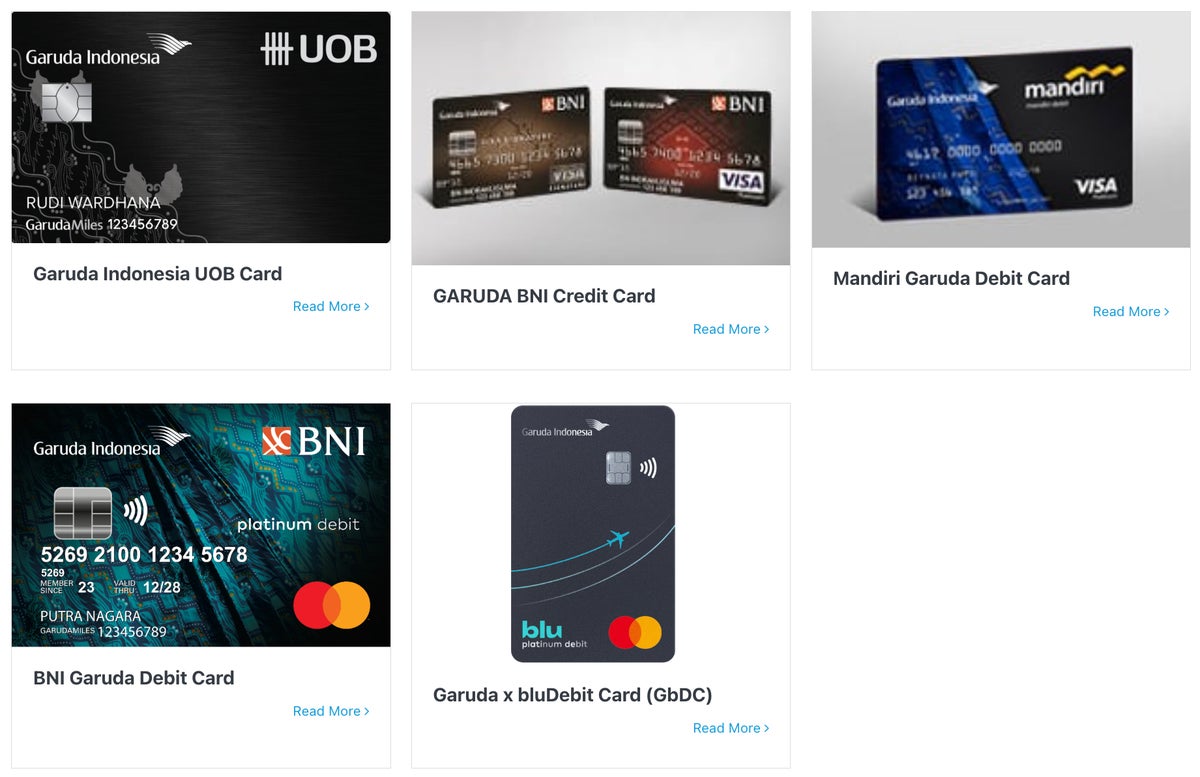 Garudamiles co branded credit card