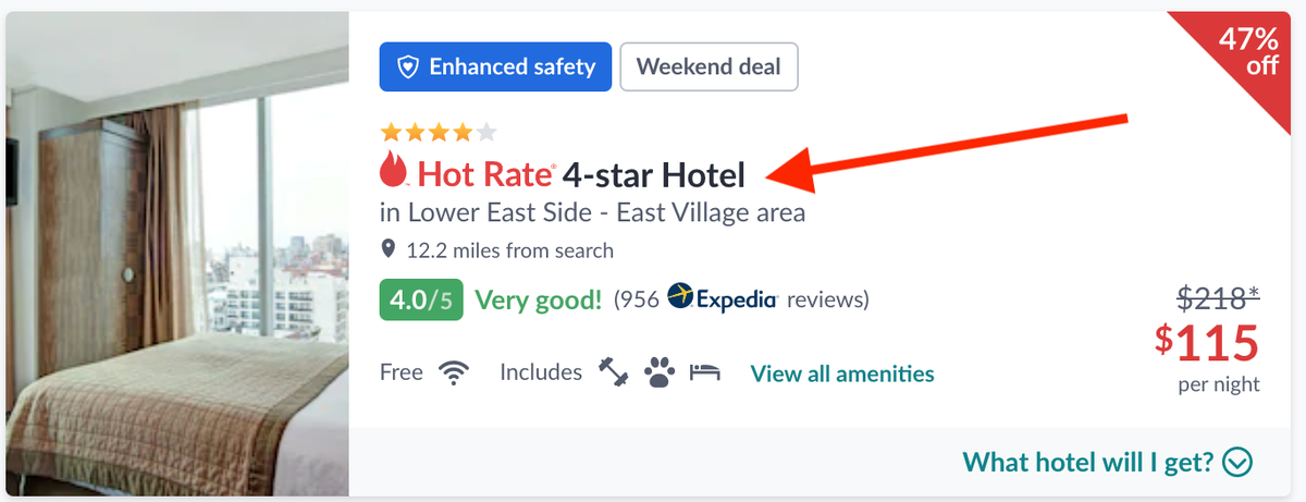Hotwire Hot Rate Hotels
