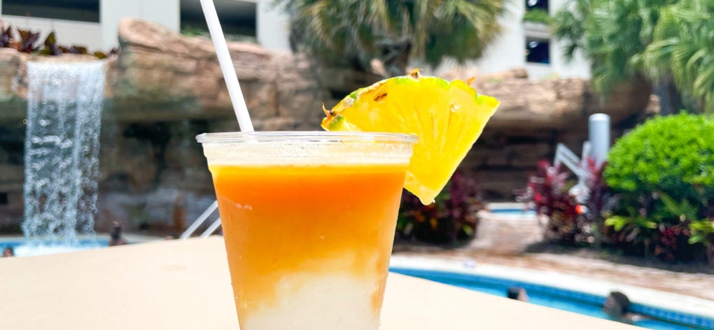 Hyatt Regency Orlando frozen cocktail