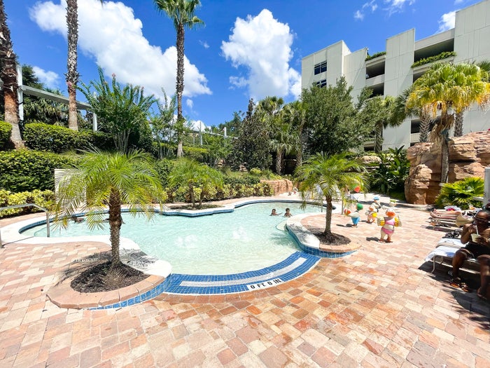 Hyatt Regency Orlando pool and trees