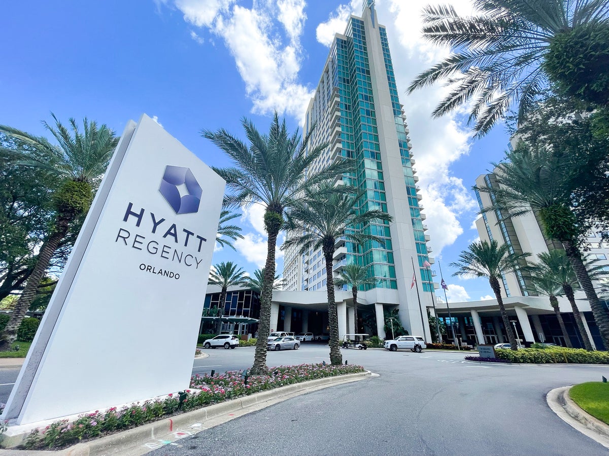Hyatt Regency Orlando main entrance