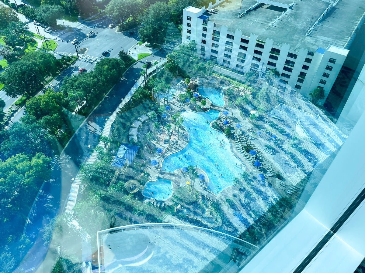 Hyatt Regency Orlando view of pool