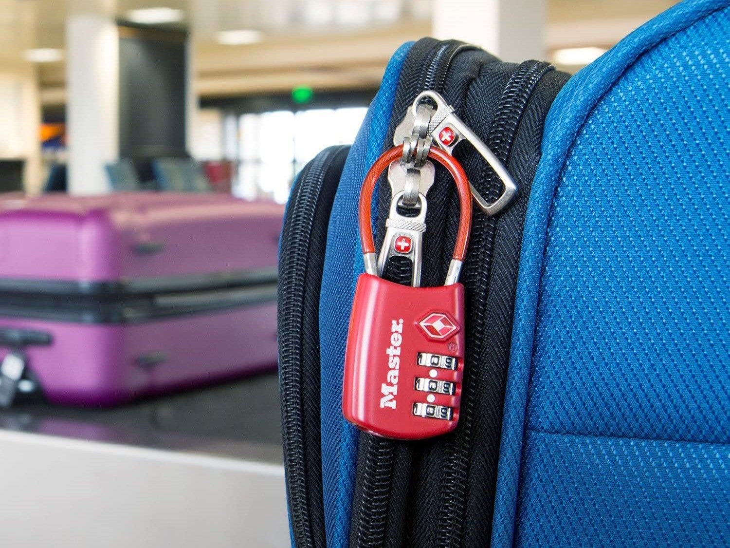 Perfect Travel Locks for Suitcase & Backpack Padlock Combination Lock 5 Black Digit Luggage Locks 