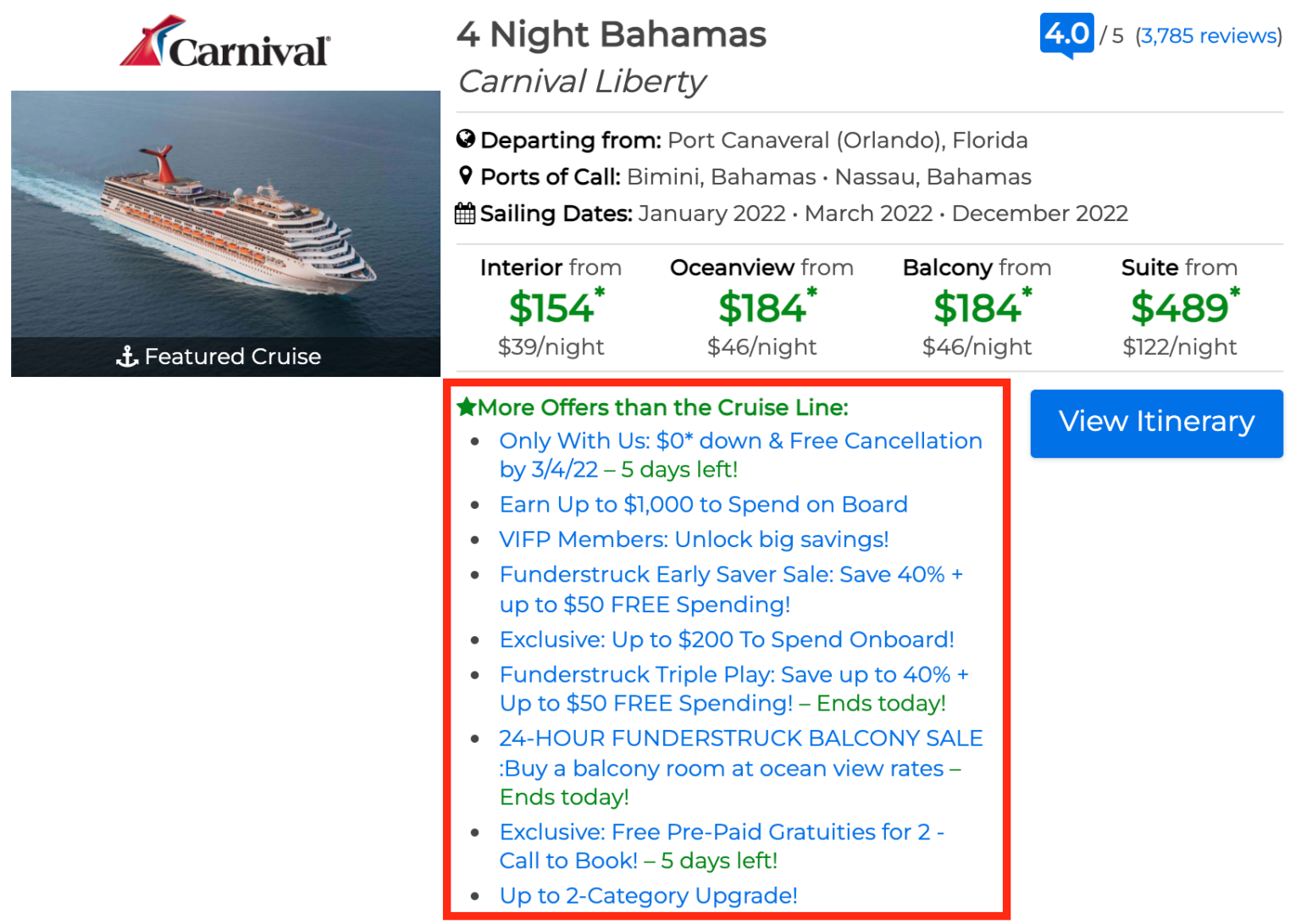 cheapest cruise booking website