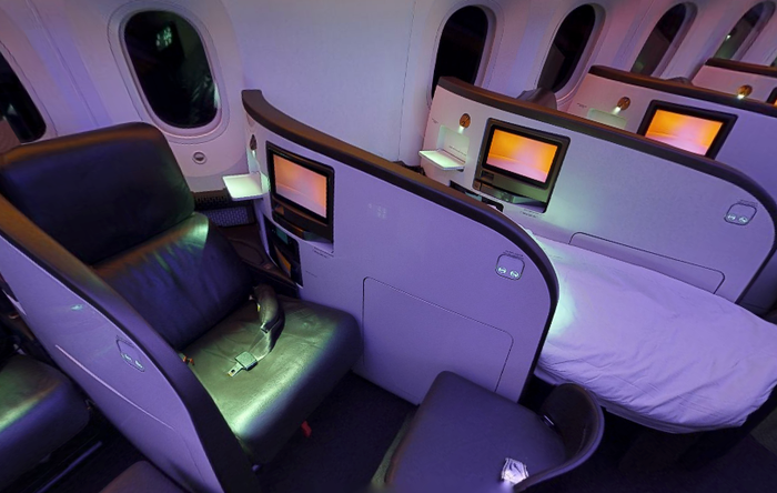 Virgin Atlantic Upper Class product on board the 787-9