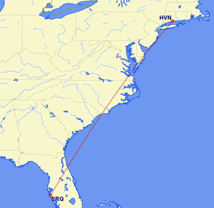 Avelo's latest route from Connecticut to Florida