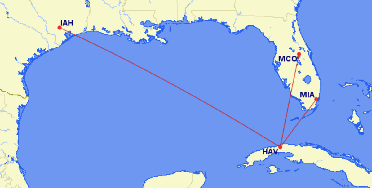 Icelandair's U.S. to Cuba routes