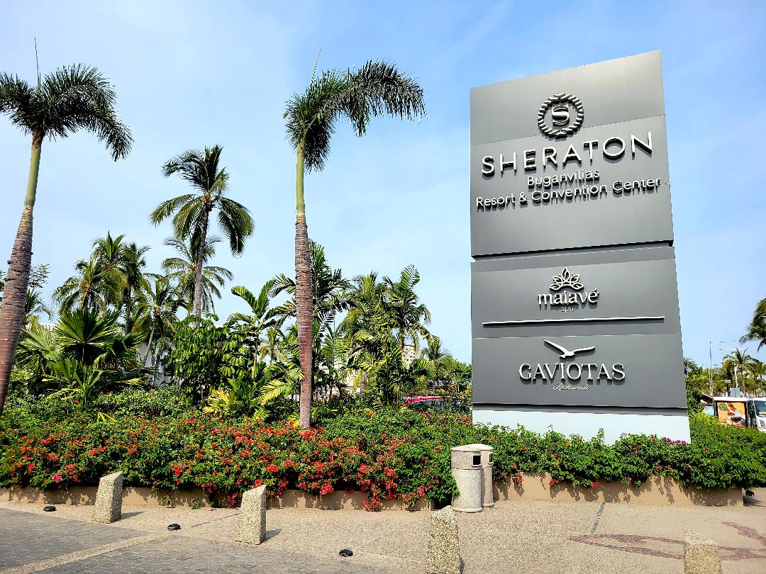 Sheraton Buganvilias Resort Sign