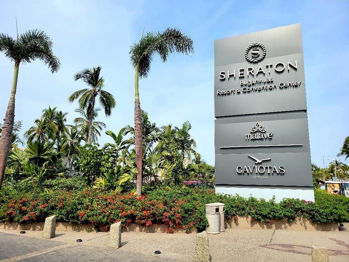 Sheraton Buganvilias Resort Sign