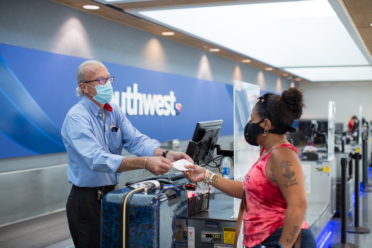 Southwest luggage check