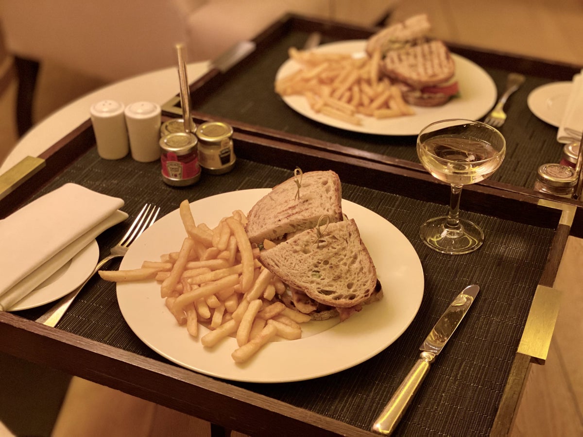 The London EDITION Club Sandwich room service