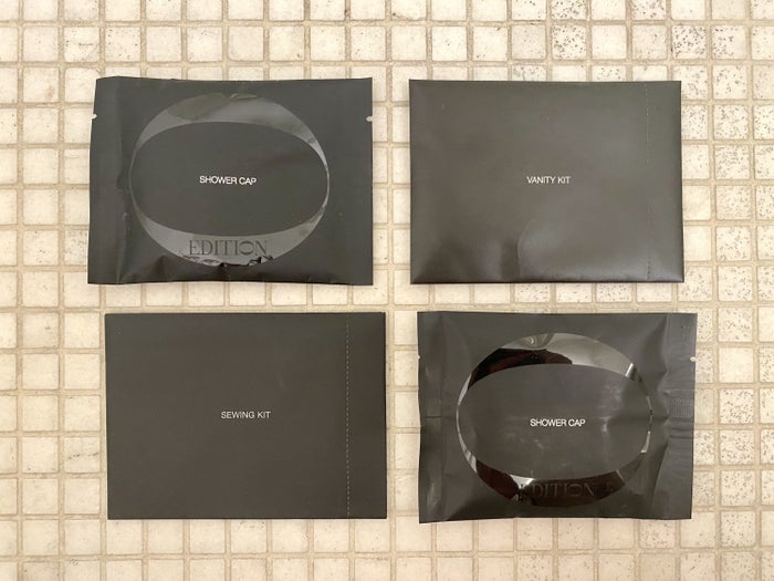 The London EDITION bathroom amenities