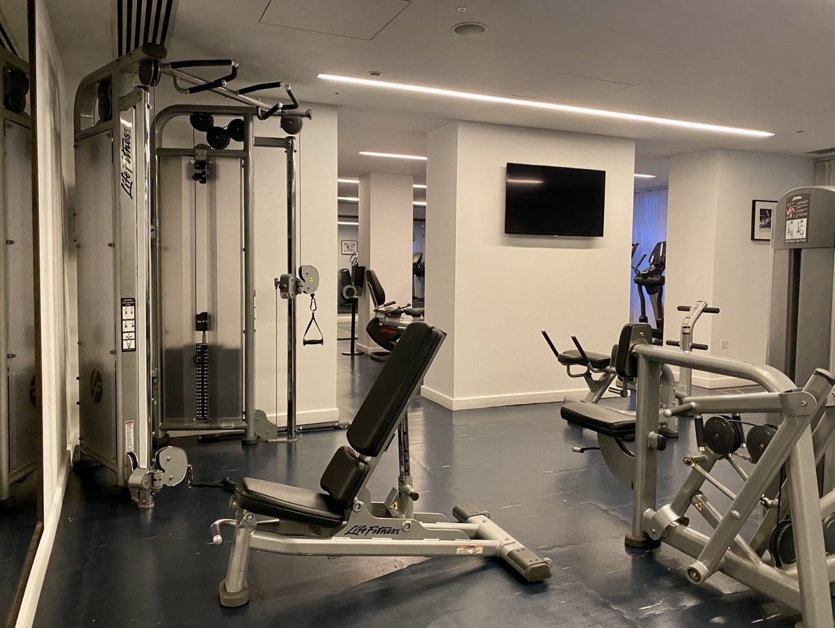 The London EDITION gym machines