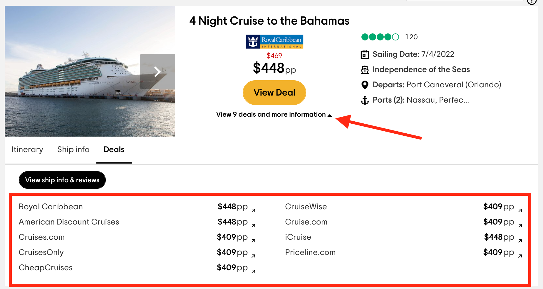 cruises.com deals