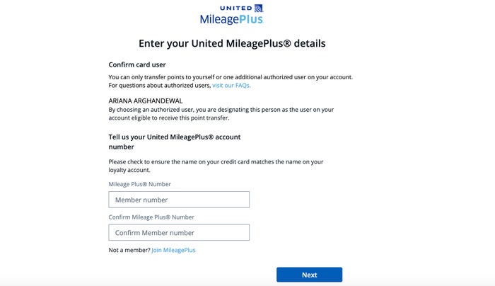United MileagePlus Chase Ultimate Rewards transfer partner United MileagePlus Chase Ultimate Rewards United transfer partner page
