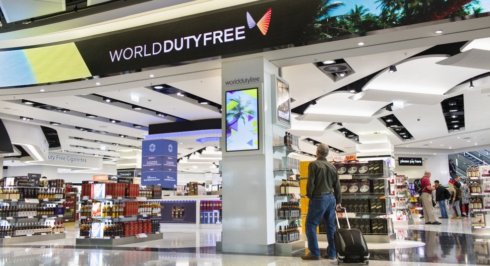 World Duty Free UK storefront