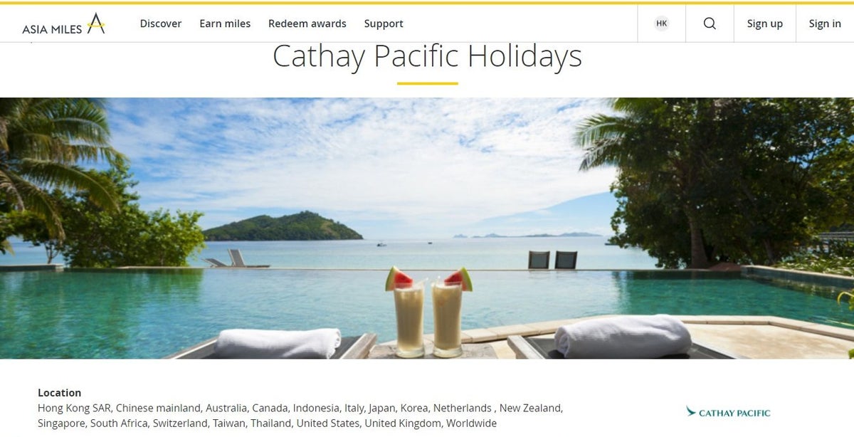 Cathay Pacific Holidays