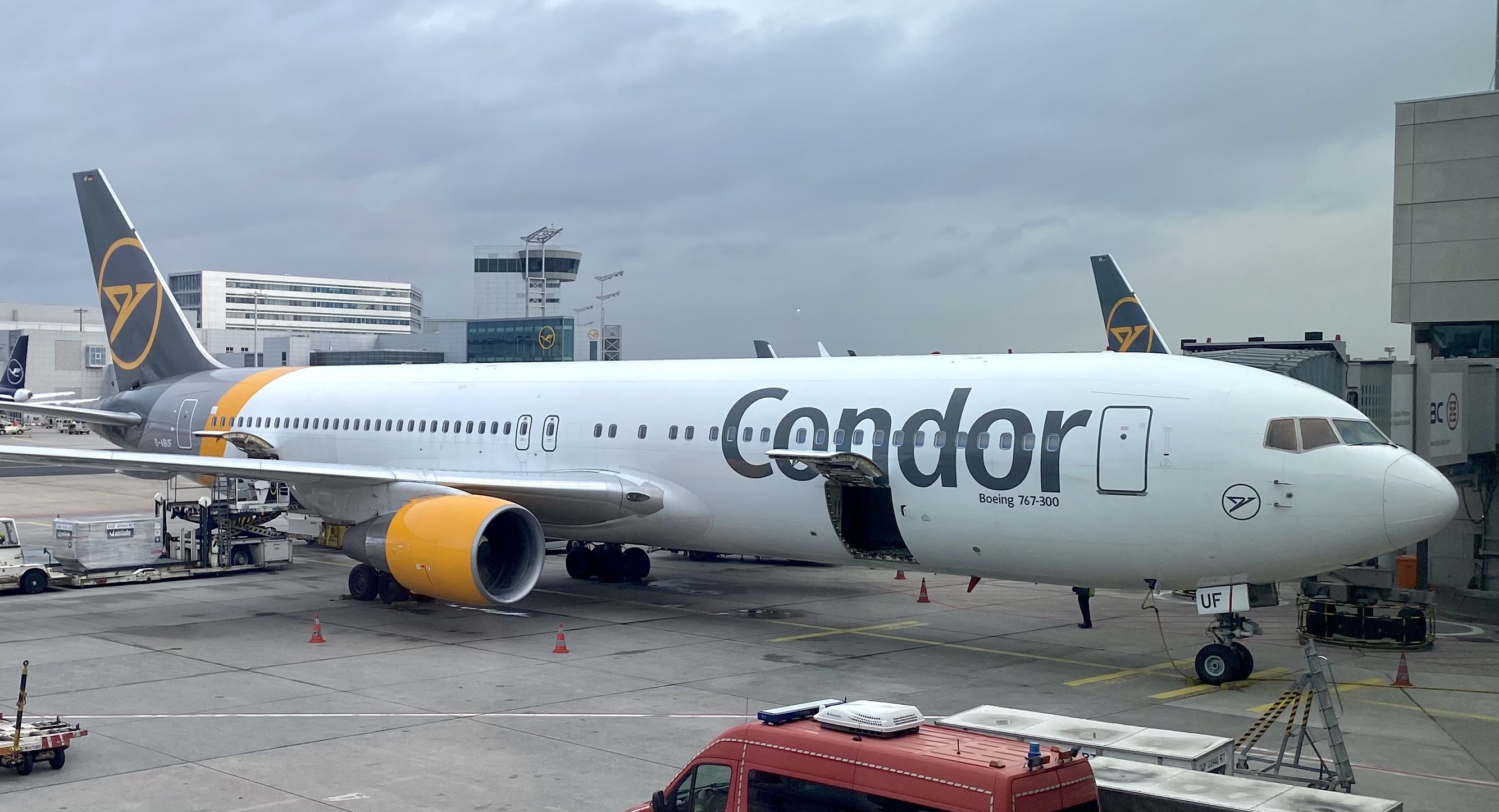 Condor Boeing 767 at Frankfurt