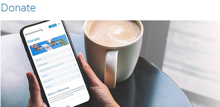 Donate AAdvantage Miles