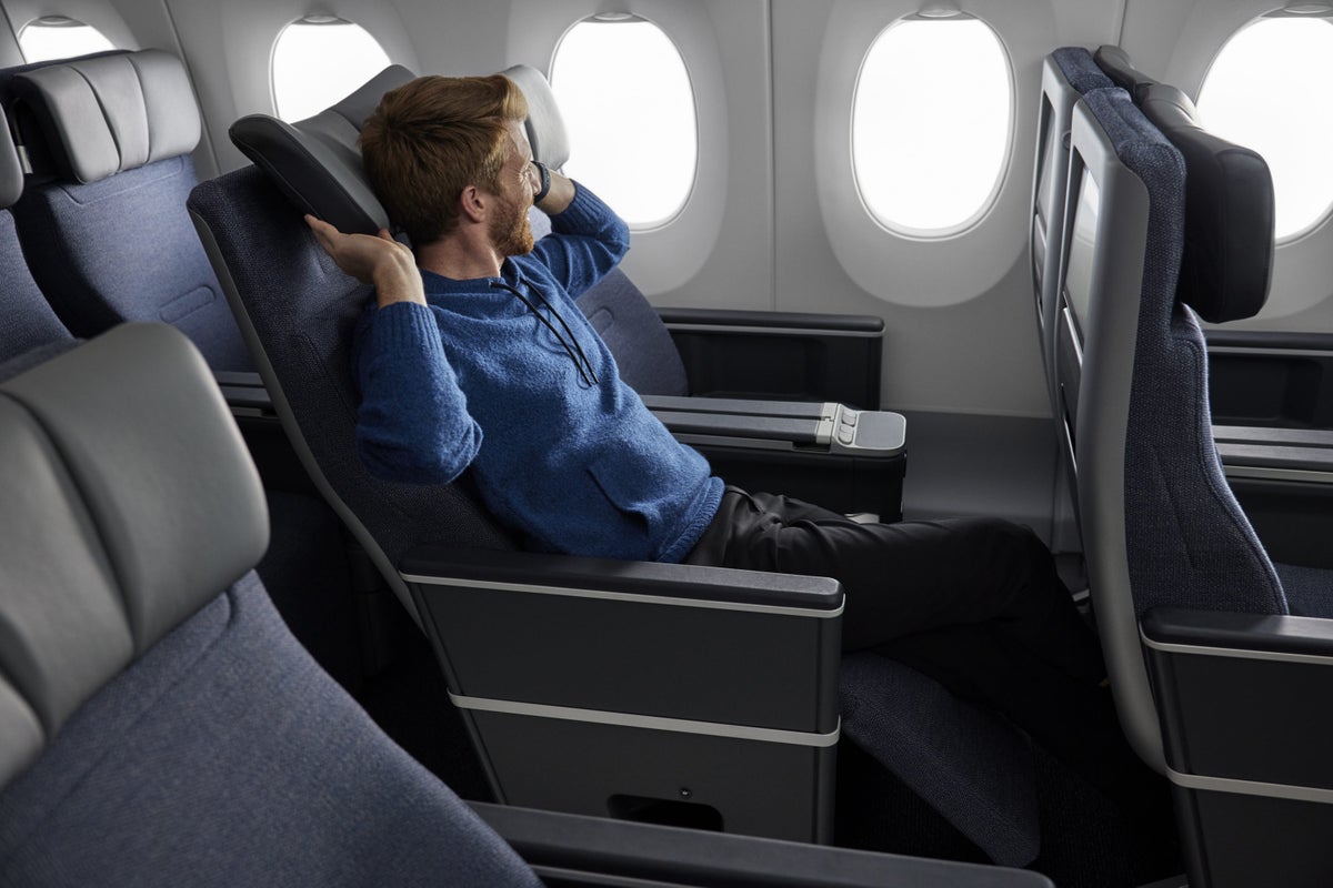 Finnair A350 Premium Economy Class Man Neck Pillow