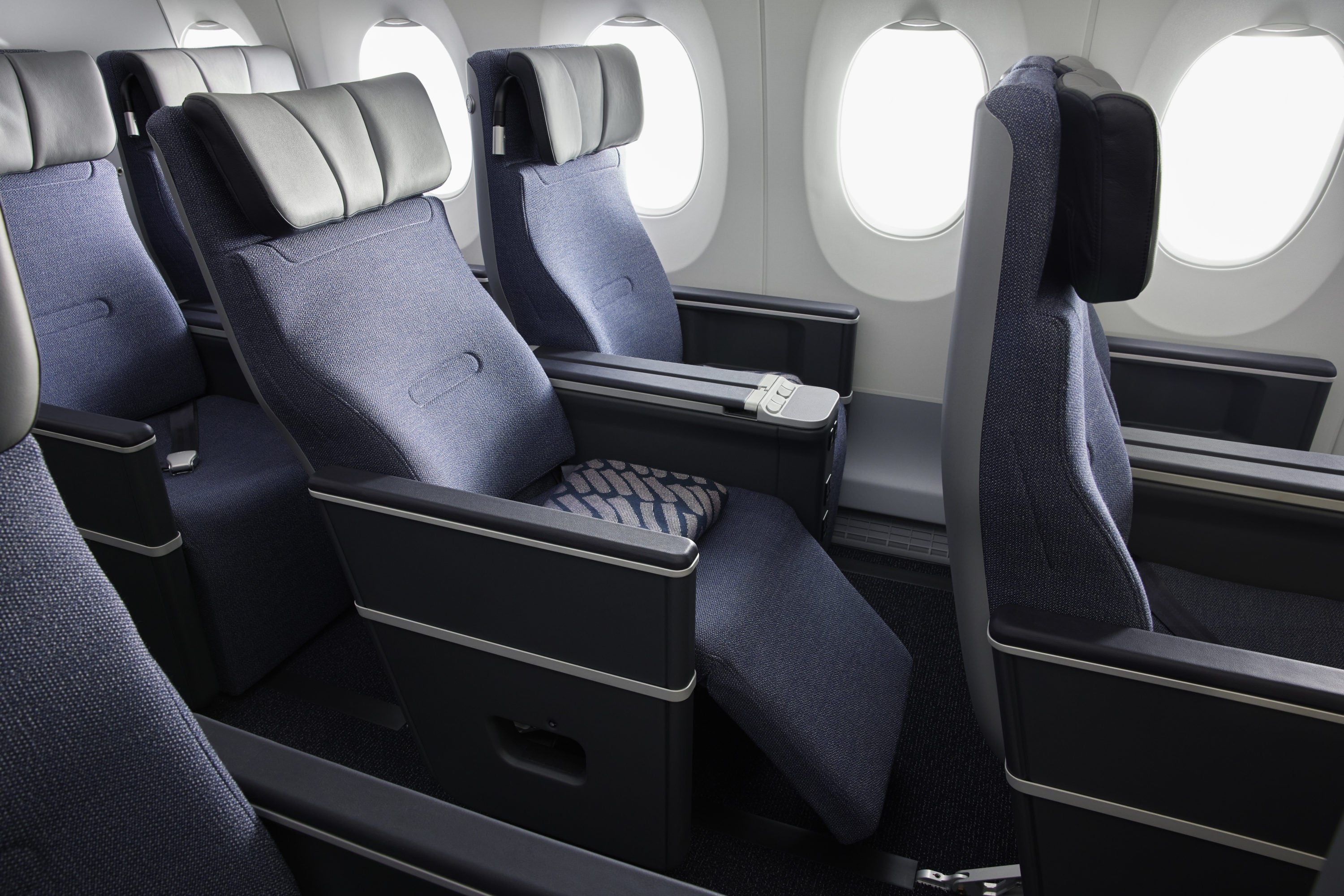 Finnair A350 Premium Economy Class Seat Sleep Sideview v2