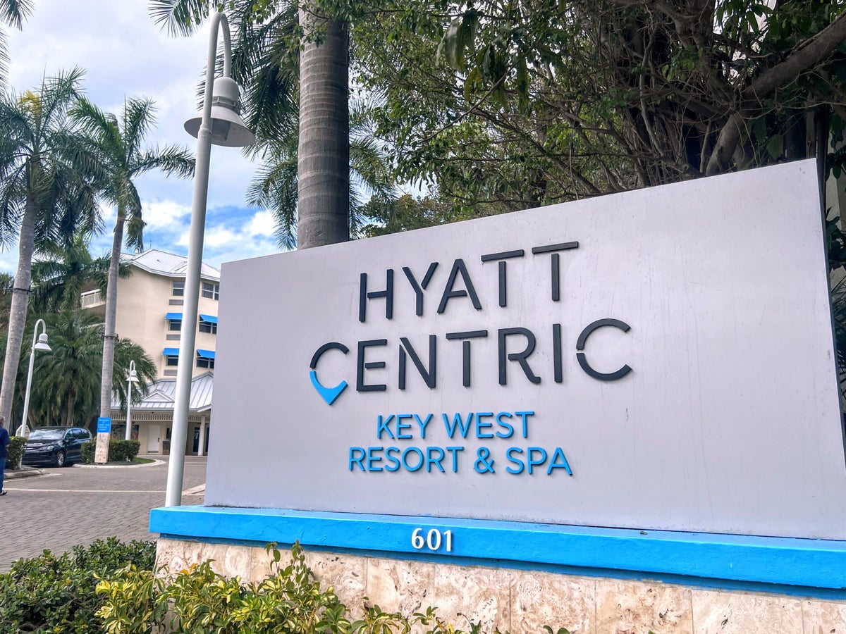 Hyatt Centric Key West Resort and Spa sign