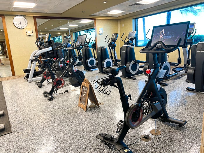 Hyatt Regency Maui Resort and Spa Fitness Center Peloton Bikes