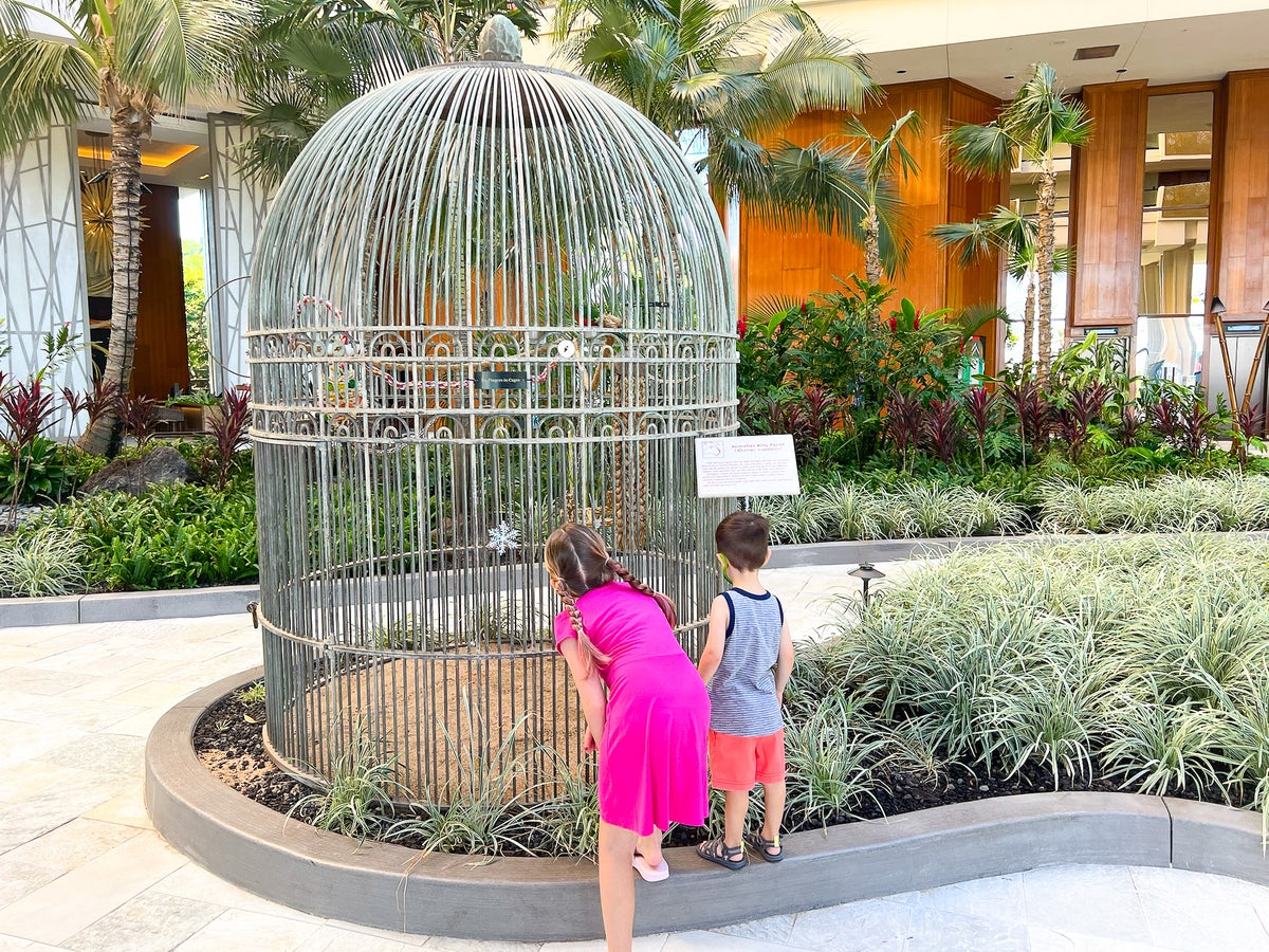 Hyatt Regency Maui Resort and Spa Lobby Parrot