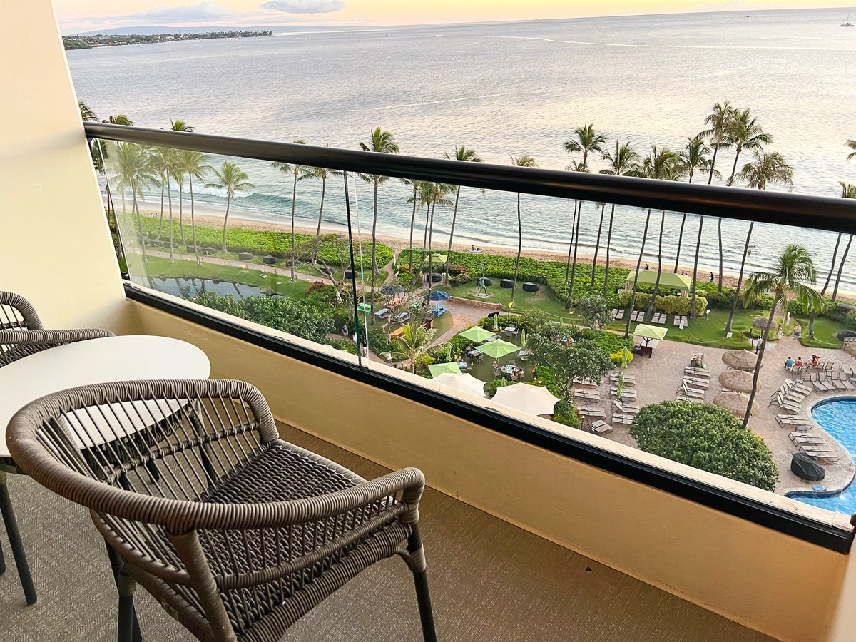 Hyatt Regency Maui Resort and Spa Room Balcony Chairs