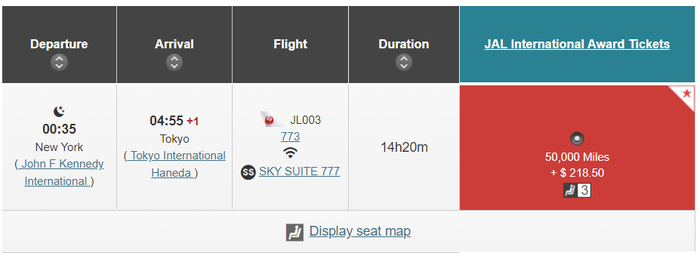 Japan Airlines business class Japan Airlines business class