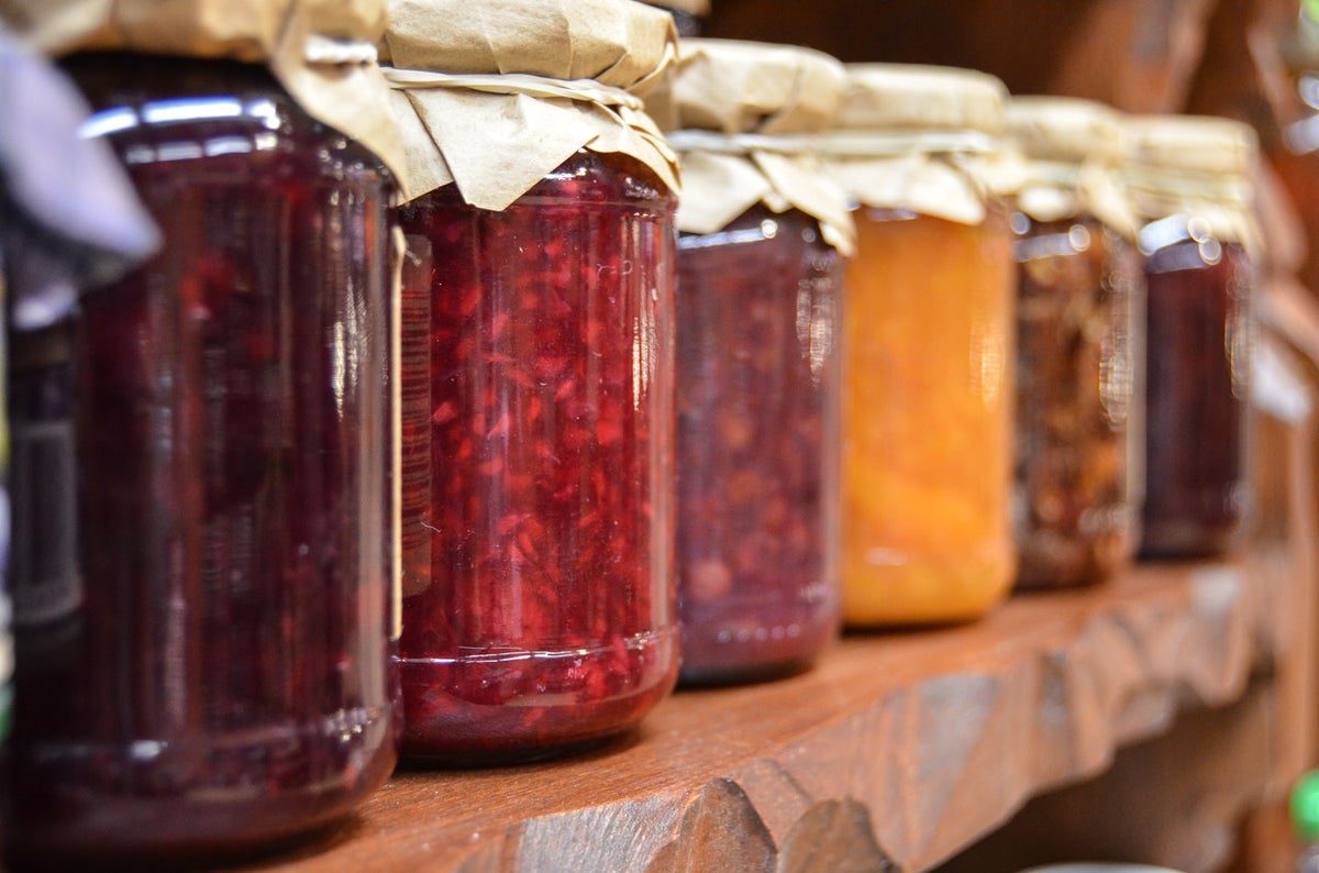 Jars of Jam and Jelly