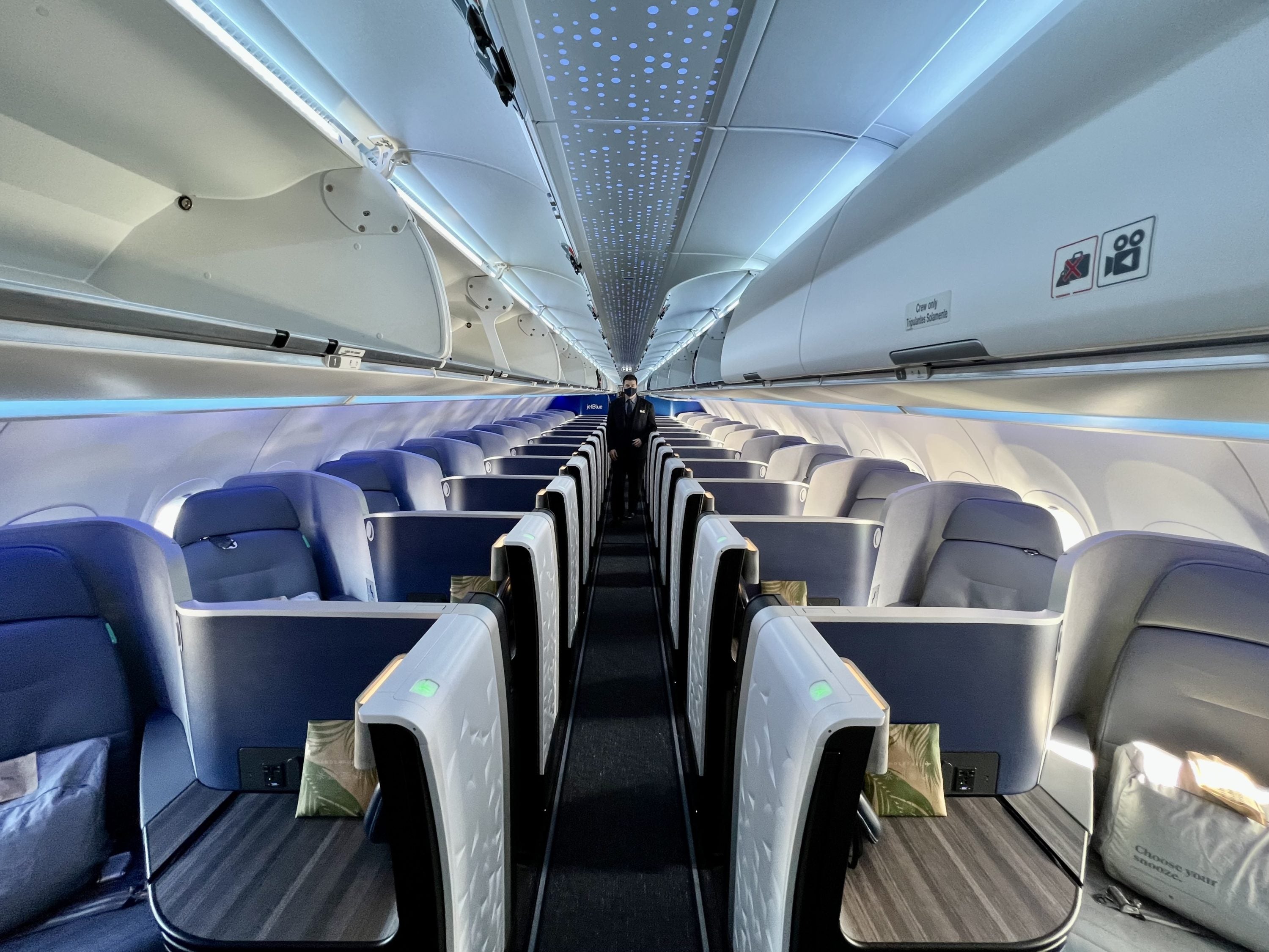 JetBlue Mint A321LR Mint cabin