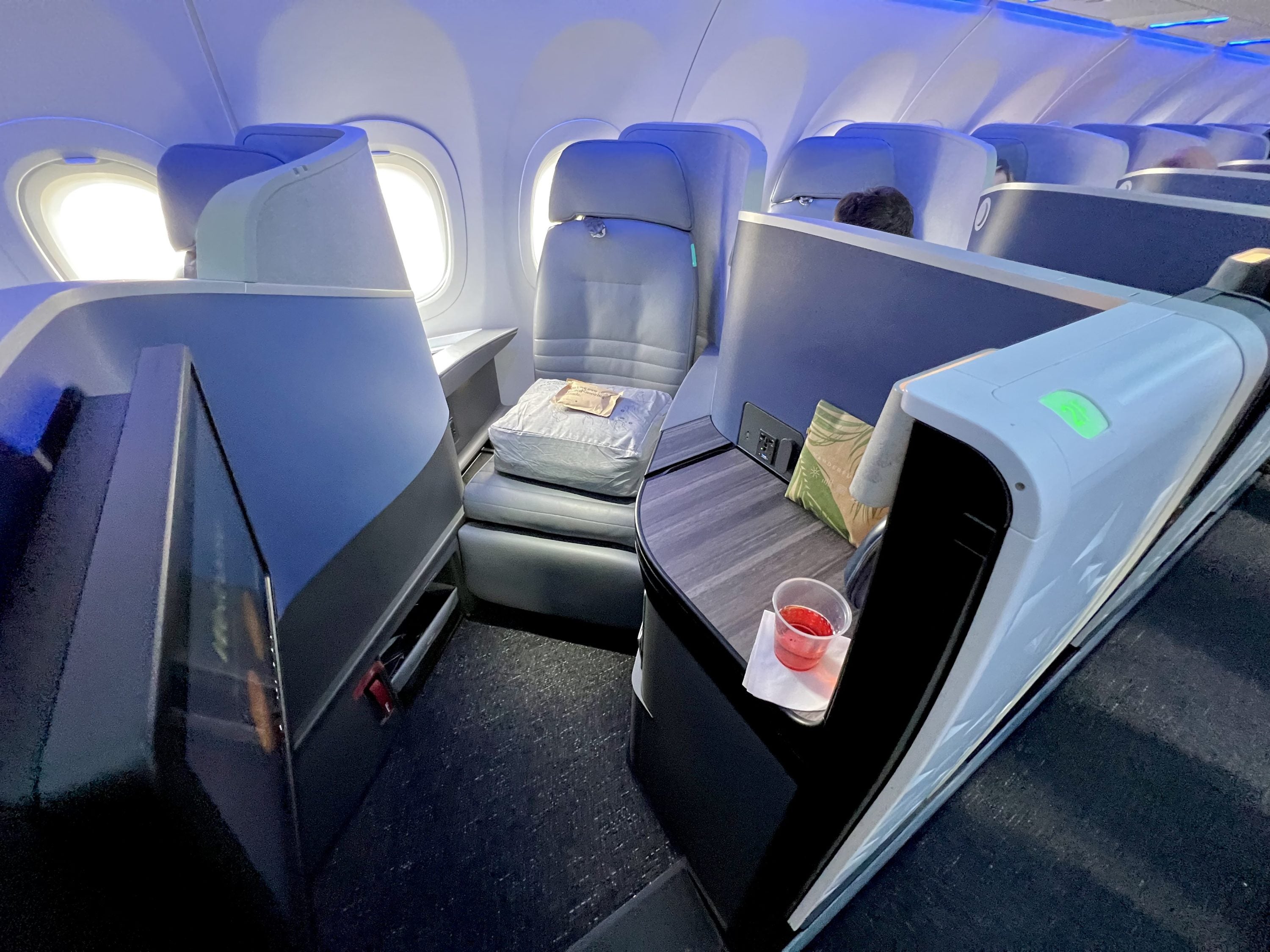 JetBlue Mint A321LR seat 2F wide angle