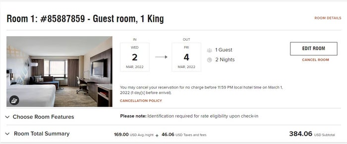 Marriott SFO Reservation