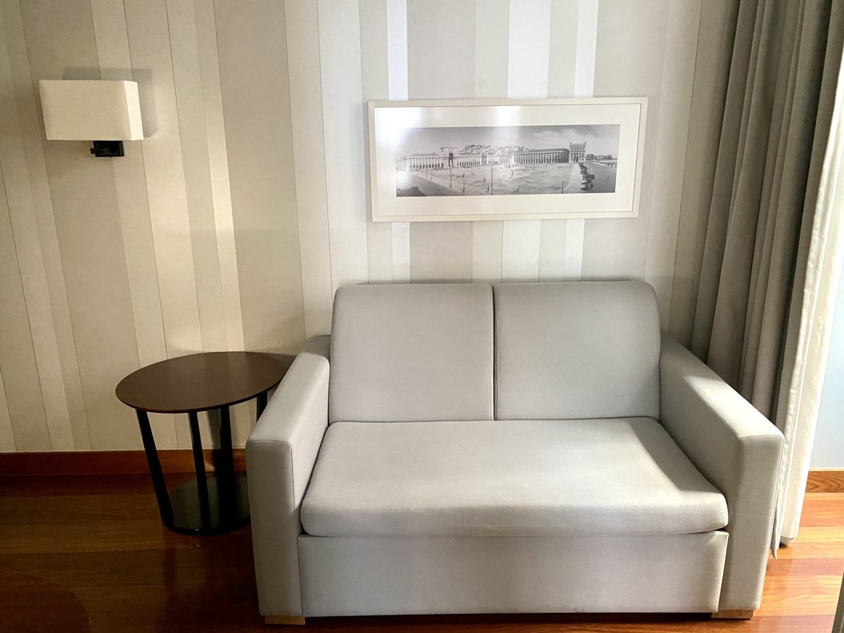 Pousada de Lisboa Small Luxury Hotels of the World bedroom sofabed