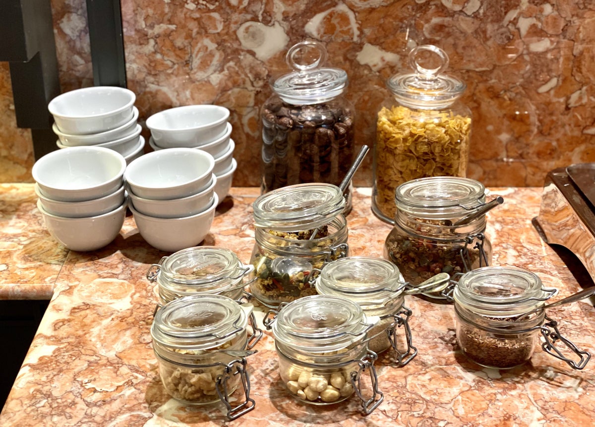 Pousada de Lisboa Small Luxury Hotels of the World breakfast dried nuts and fruit and cereal