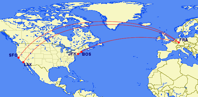 Condor's new routes to the U.S.