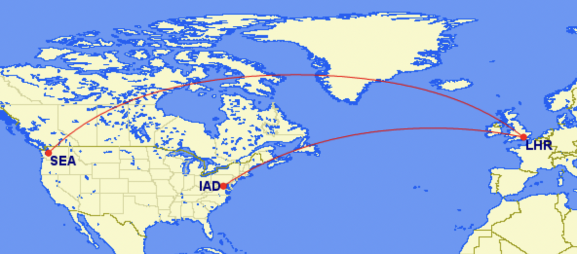 Virgin's reinstated routes to Seattle and Washington, D.C.
