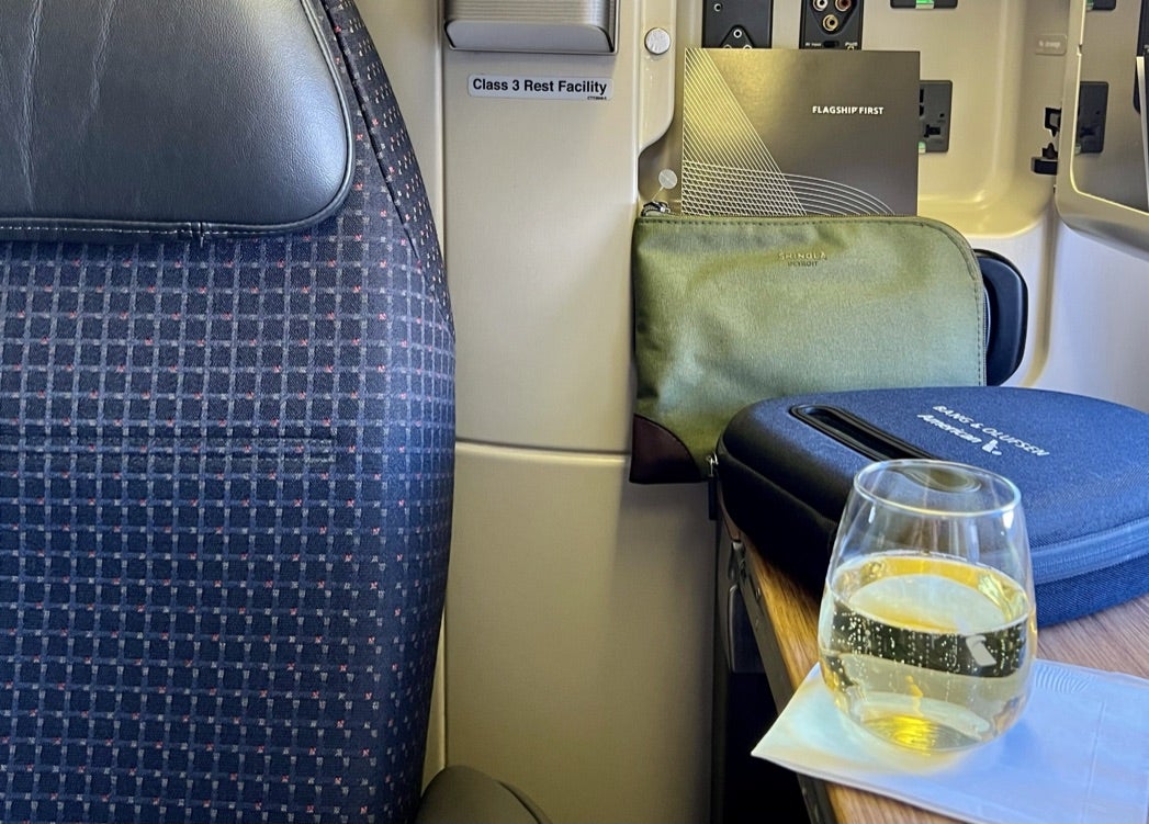 American Airlines Boeing 777 300 Flagship First amenities