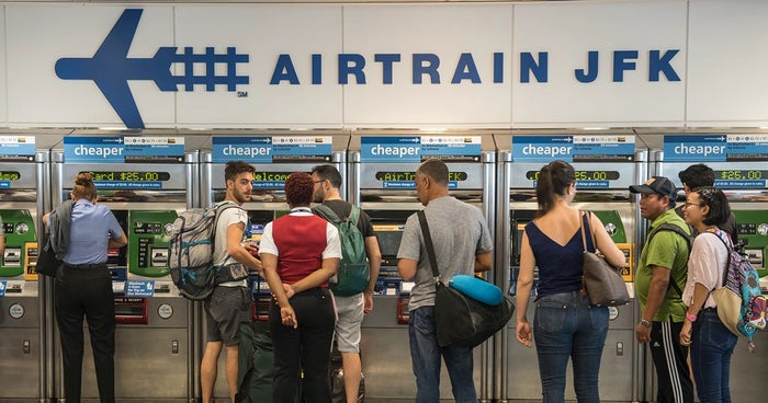 AirTrain JFK ticket purchase